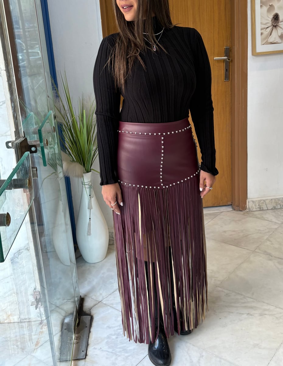 Leather skirt - Image 3