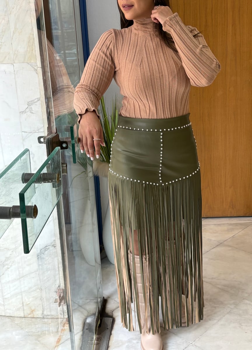 Leather skirt - Image 3