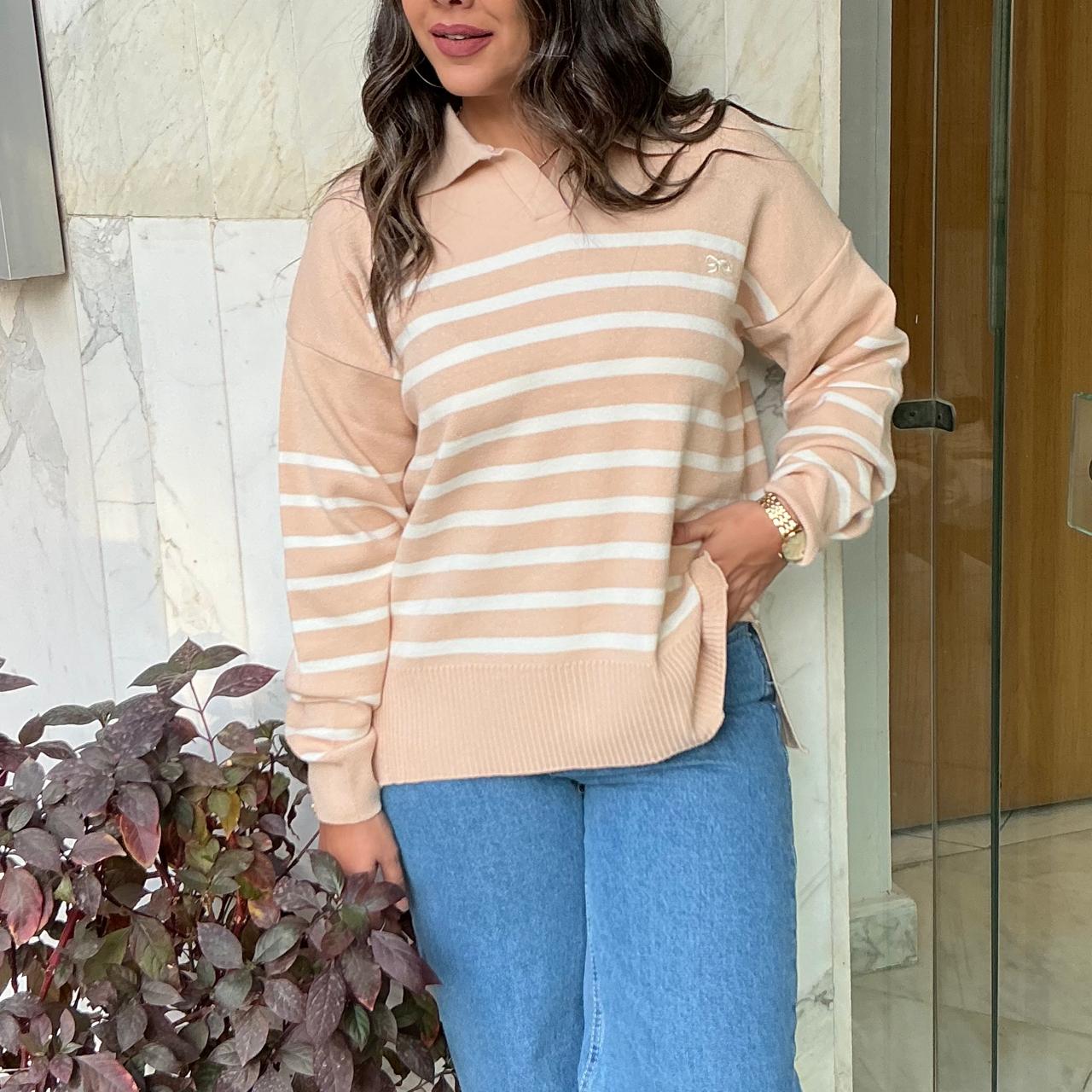 Polo striped sweat-shirt - Image 4