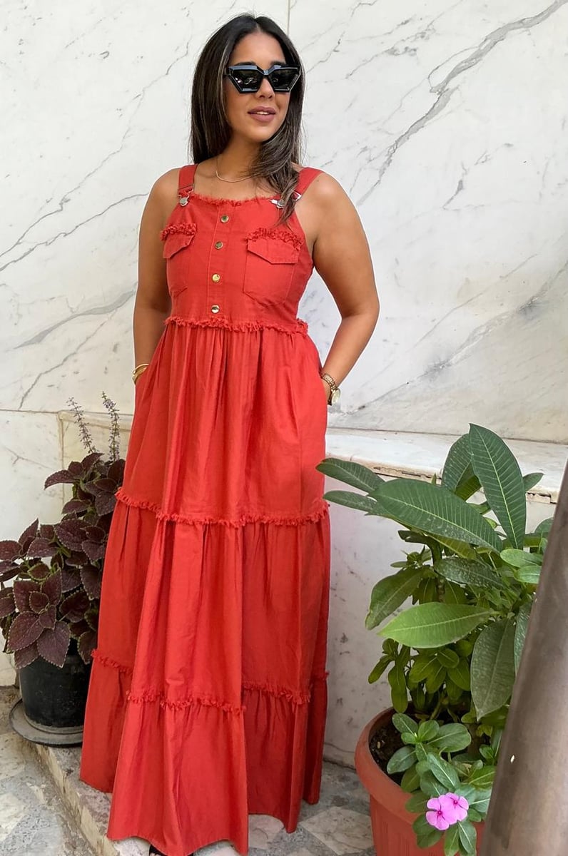 Jaberdine maxi dress