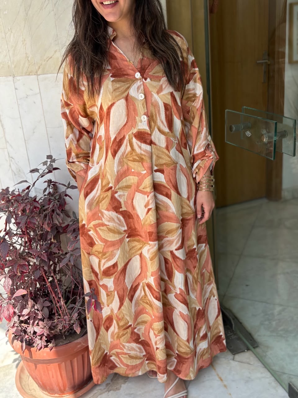 Lenin maxi dress