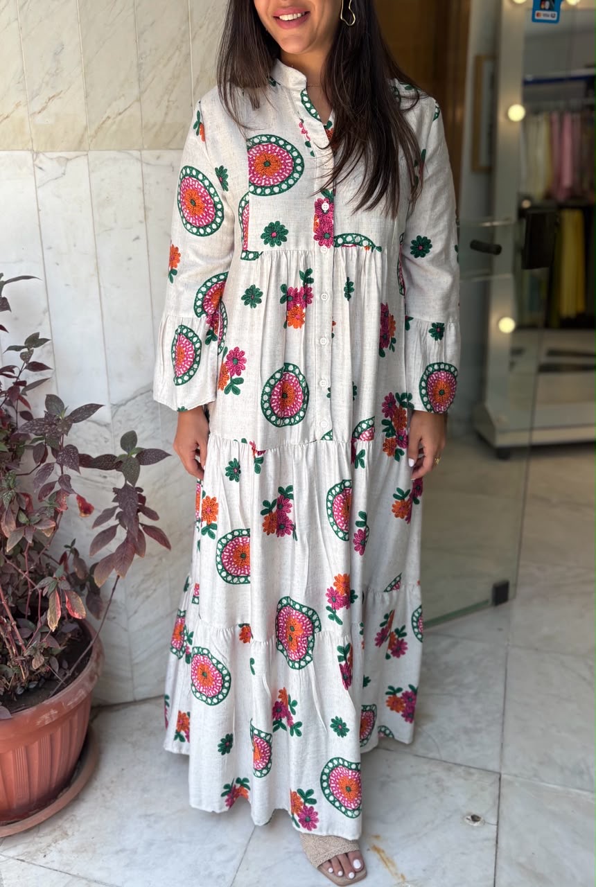Lenin maxi dress