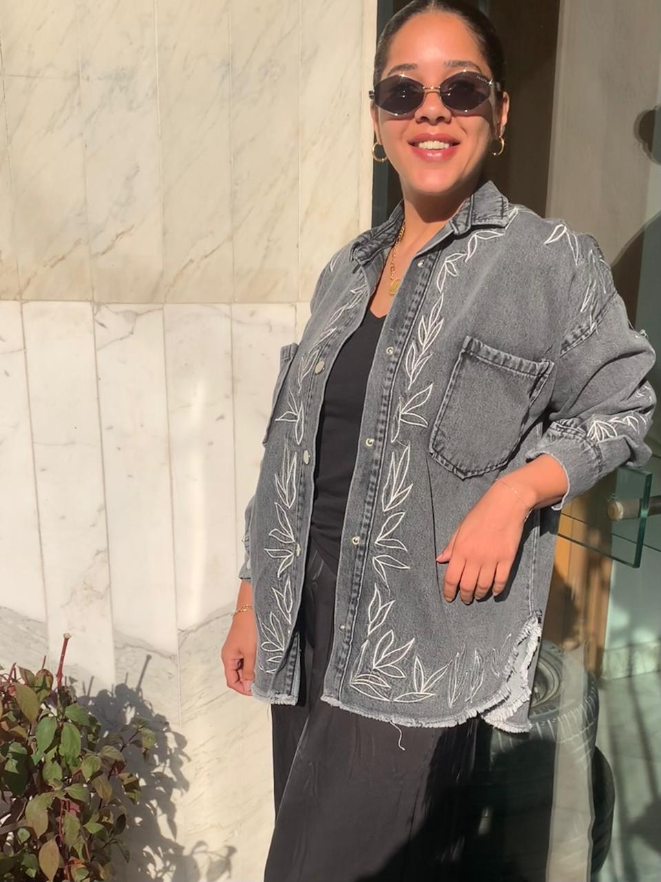 Washed grey denim - Image 2