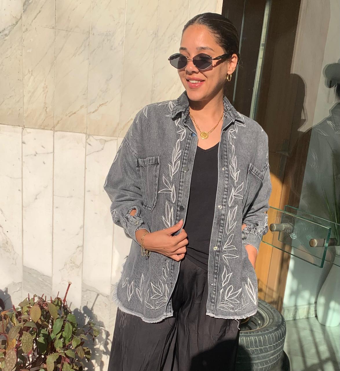 Washed grey denim - Image 3