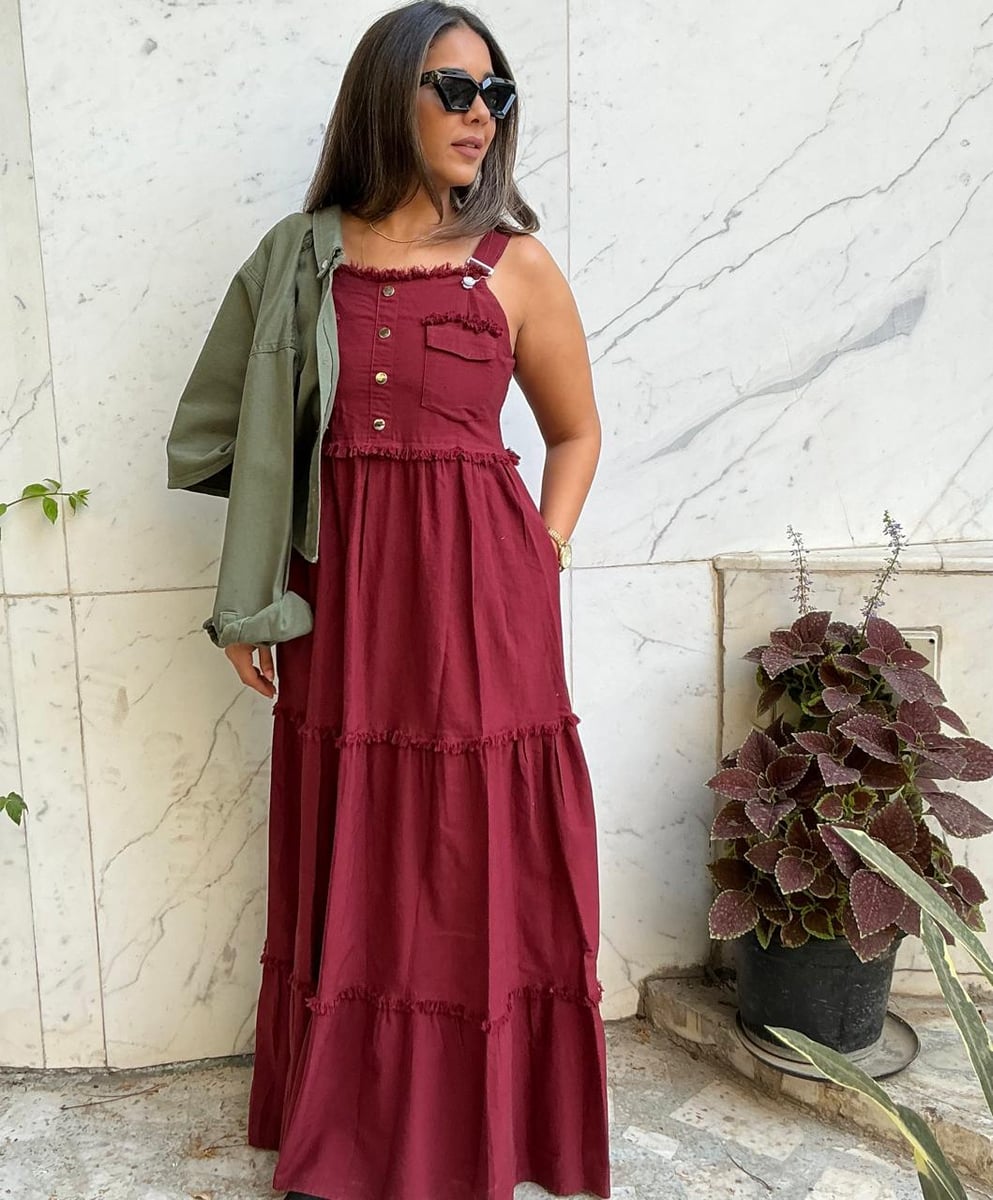Jaberdine maxi dress