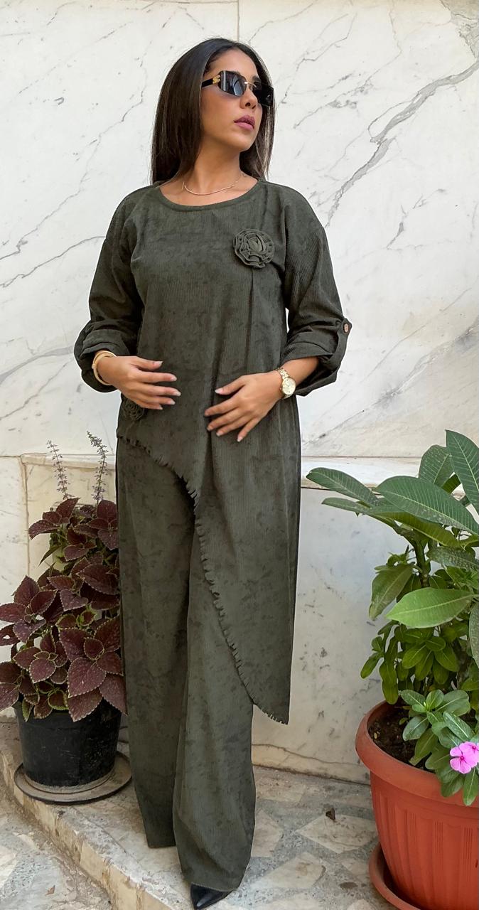 Ribbed set with flowers - Image 3